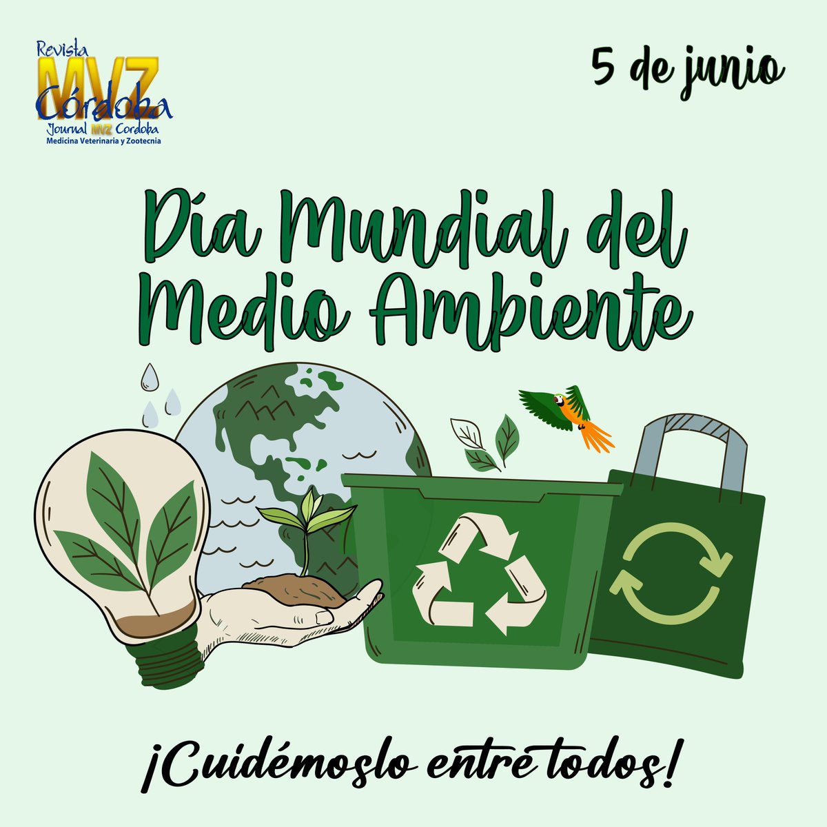revmvz's tweet photo. El 5 de junio se celebra el Día Mundial del Medio Ambiente, con la finalidad de sensibilizar a la población mundial acerca de la importancia de cuidar y proteger el medio ambiente.

#diamundialdelmedioambiente #ambiente #MedioAmbiente https://t.co/BsY6fVJd6b