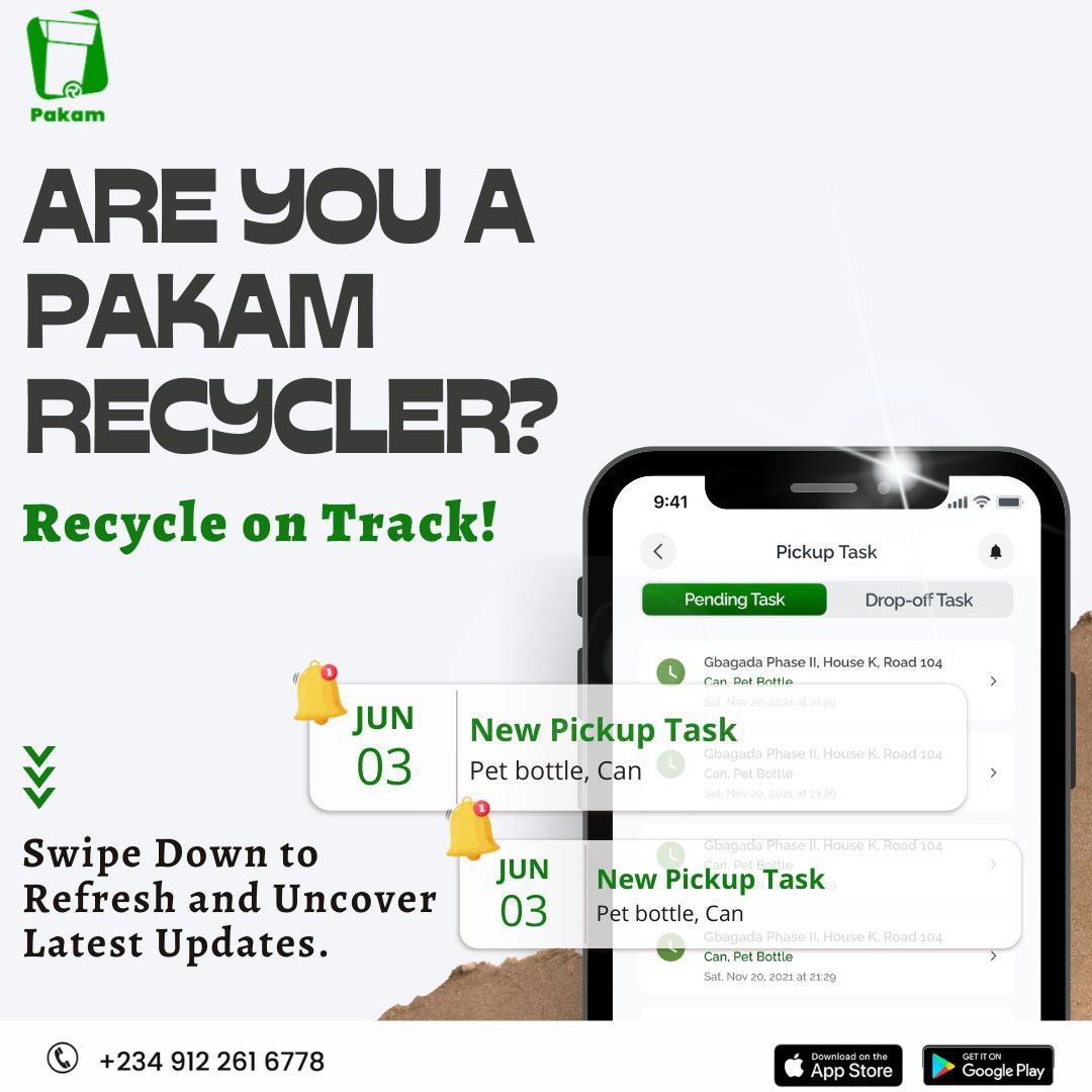 🔄 Stay in the loop! Swipe down on our app for the freshest updates. ♻️💚
#RecyclerUpdates #StayInformed #SwipeForNews #SustainableLiving #RecyclingCommunity #EcoUpdates #GoGreen #RecyclingRevolution #SwipeDownForInfo #KeepItGreen