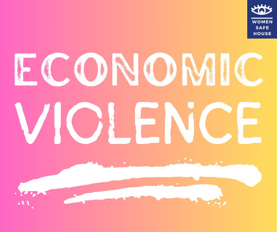 In this thread, we'll discuss economic violence and why it's important in the conversation about #genderbasedviolence.

#womensafehouse #women #economicviolence #GBV #endgbv #endgenderbasedviolence #awareness #endviolence