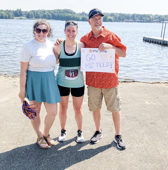HCPrincipals's tweet photo. Congrats Katie Teed for completing her first triathlon! Shoutout to Mrs. Thomas and Mr. Hess for supporting her along the way! #HCBeTheOne #HCProud #HCHScelebrations #Harbor Creek School District https://t.co/2lrzMX541c