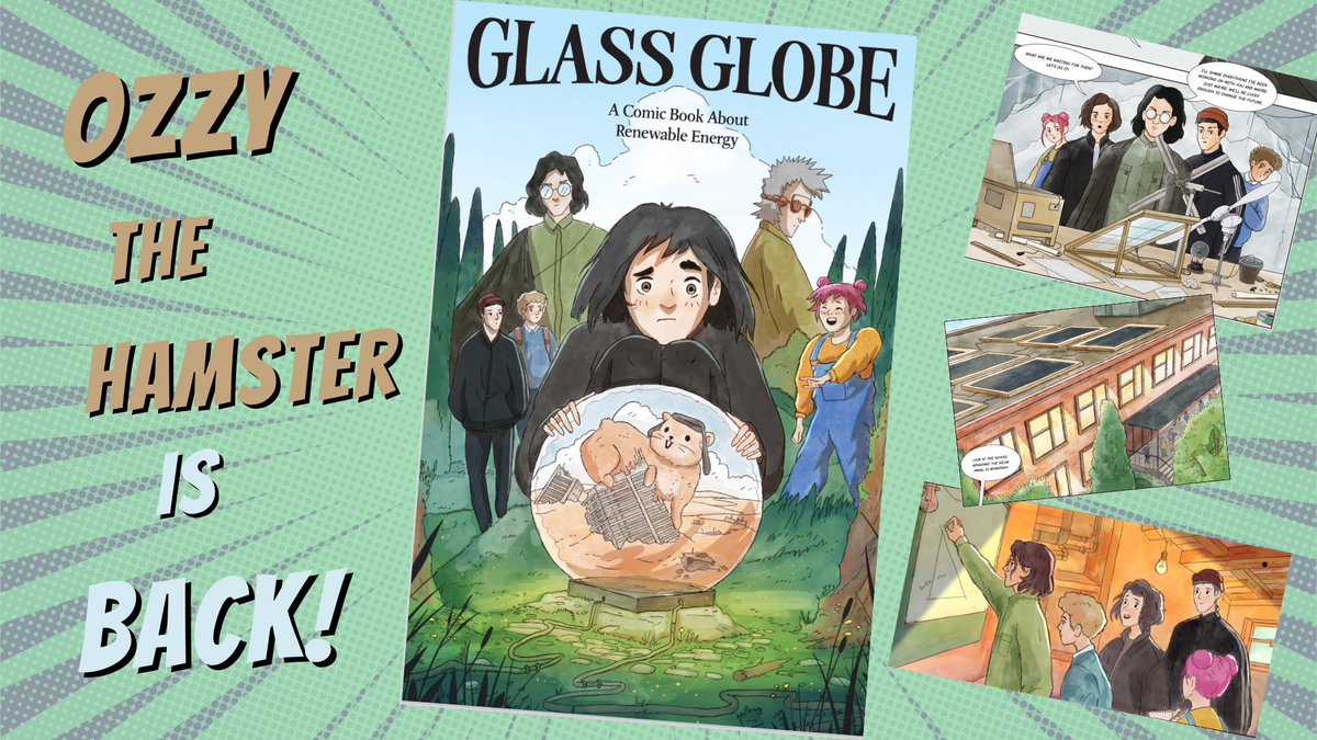 Remember Ozzy the Hamster? 

Ozzy  is back for new adventures in “Glass Globe”!  

#EU4Energy is launching the new comic book today to raise young generations’ awareness on #CleanEnergy

Download the book and check out the campaign: 👉   ceer.eu/annual-regiona…