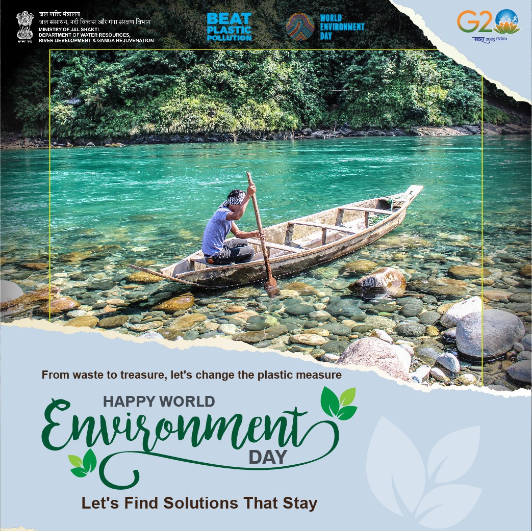 DoWRRDGR_MoJS's tweet photo. On this #WorldEnvironmentDay, let's focus on making a positive change for our planet and let's create a world where plastic doesn't define our future. Together, we can create a #SustainableFuture. It's time to say no to single-use plastics and choose reusable options instead. https://t.co/LVnIgycLLD