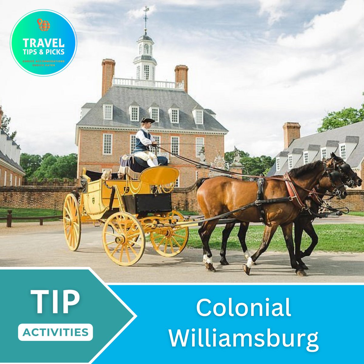 TravelTipsPicks's tweet photo. Colonial Williamsburg is the largest outdoor living museum in the country, upholding its educational mission through immersive, authentic 18th-century experiences and programming for their guests. In 1926, the Reverend Dr. William Archer Rutherfoord Goodwin, w... https://t.co/7gJsjs6P38