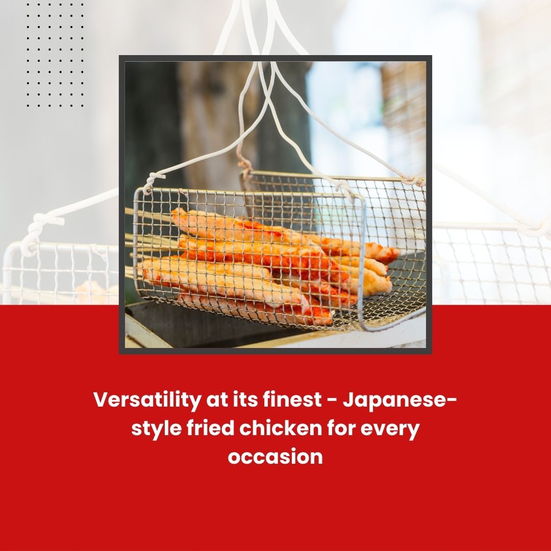 Versatility at its finest - Japanese-style fried chicken for every occasion

#japanesefriedchicken #yummysnack #versatileeats #coldbeertreat #endlesspossibilities #breadingtwist