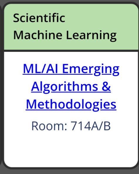 Excited to moderate the ML/AI Emerging Algorithms session today! We have a wonderful line of speakers, with many talks on bleeding edge methods - Swin transformers, federated learning, contrastive learning, diffusion models &amp; more. Join us in room 714A/B at 13:45 (Tuesday)
