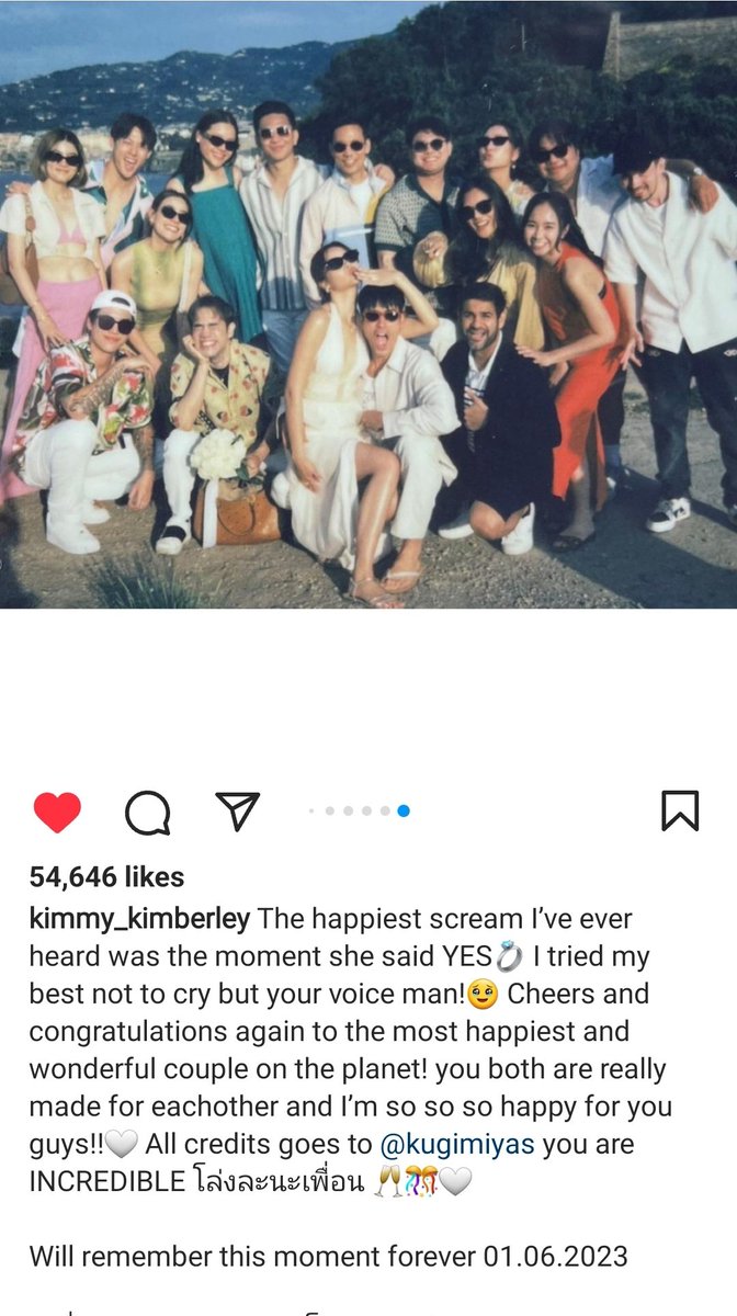 So the proposal happened on June 1st #NadechYaya