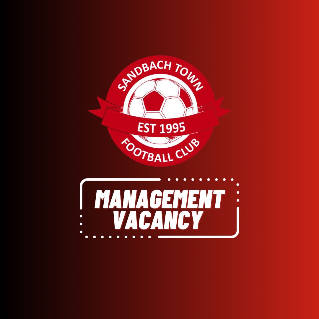 Sandbach Town FC (@sandbachtownfc) on Twitter photo Our Sunday side in the <a href="/CreweLeague/">Crewe Regional Sunday Football League</a> are looking for a new manager after Steve has been forced to step down due to work commitments.
The lads are raring to get going after their promotion to the Premier Division.
Please DM if interested. Our Sunday side in the <a href="/CreweLeague/">Crewe Regional Sunday Football League</a> are looking for a new manager after Steve has been forced to step down due to work commitments.
The lads are raring to get going after their promotion to the Premier Division.
Please DM if interested.