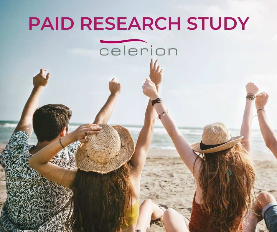 New Breeze Study at Celerion! You can earn up to $8,000 for this study with Two- 6 Night Stays and 1 Phone Call. Contact Celerion at  888-257-9393 or visit HelpResearch.com/Breeze