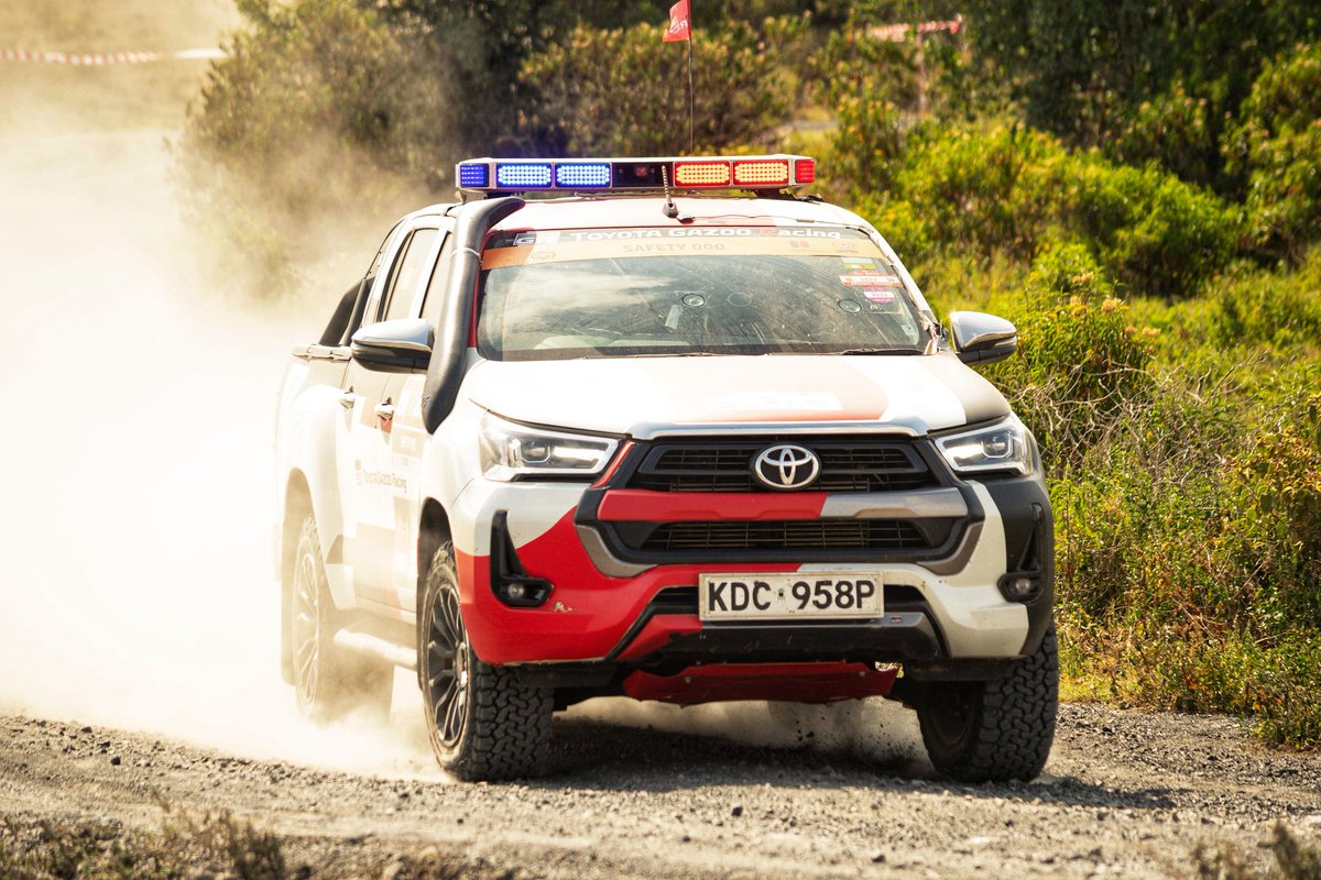 Came at the right time.

Last year Toyota provided the safety cars for the WRC Safari Rally and they are doing the same this year again.

The two safety cars, Safety 00 and Safety 000 are the GR Hilux 2.8 GD-6

#CFAOMotorsDrivesKenya #PushingTheLimits  #WRCSafariRally2023