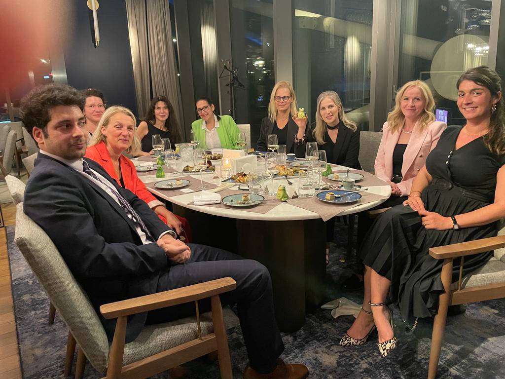 It was a great privilege to be invited to attend the Women Entrepreneurs Forum conference pre-dinner with @atanaspekanov Deputy Prime Minister of Bulgaria @Evelyn_Regner 
Vice-President of the @Europarl_EN and Chairs of the Bulgarian Business Associations #Sofia #femalefounders