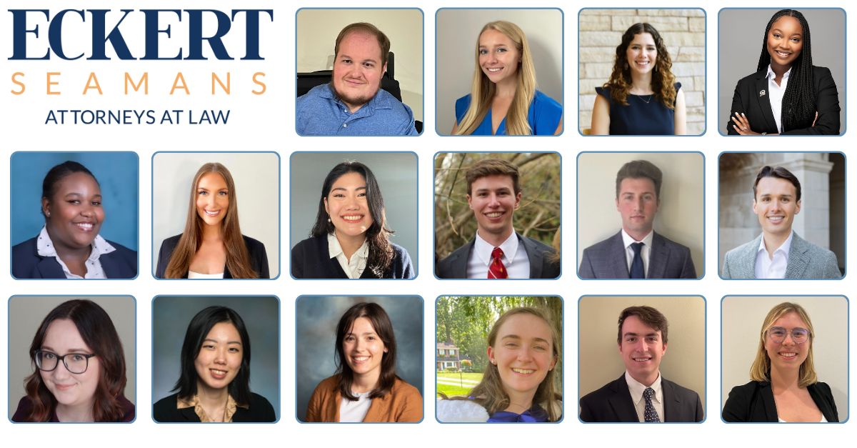 EckertSeamans's tweet photo. We are excited to welcome our class of 2023 summer associates to the firm! This year’s class spans six of the firm’s offices, includes students from across the U.S., and is the largest and most diverse class in firm history. Join us in welcoming them! https://t.co/gAx0MOUWqS https://t.co/8QpmnbgyEh