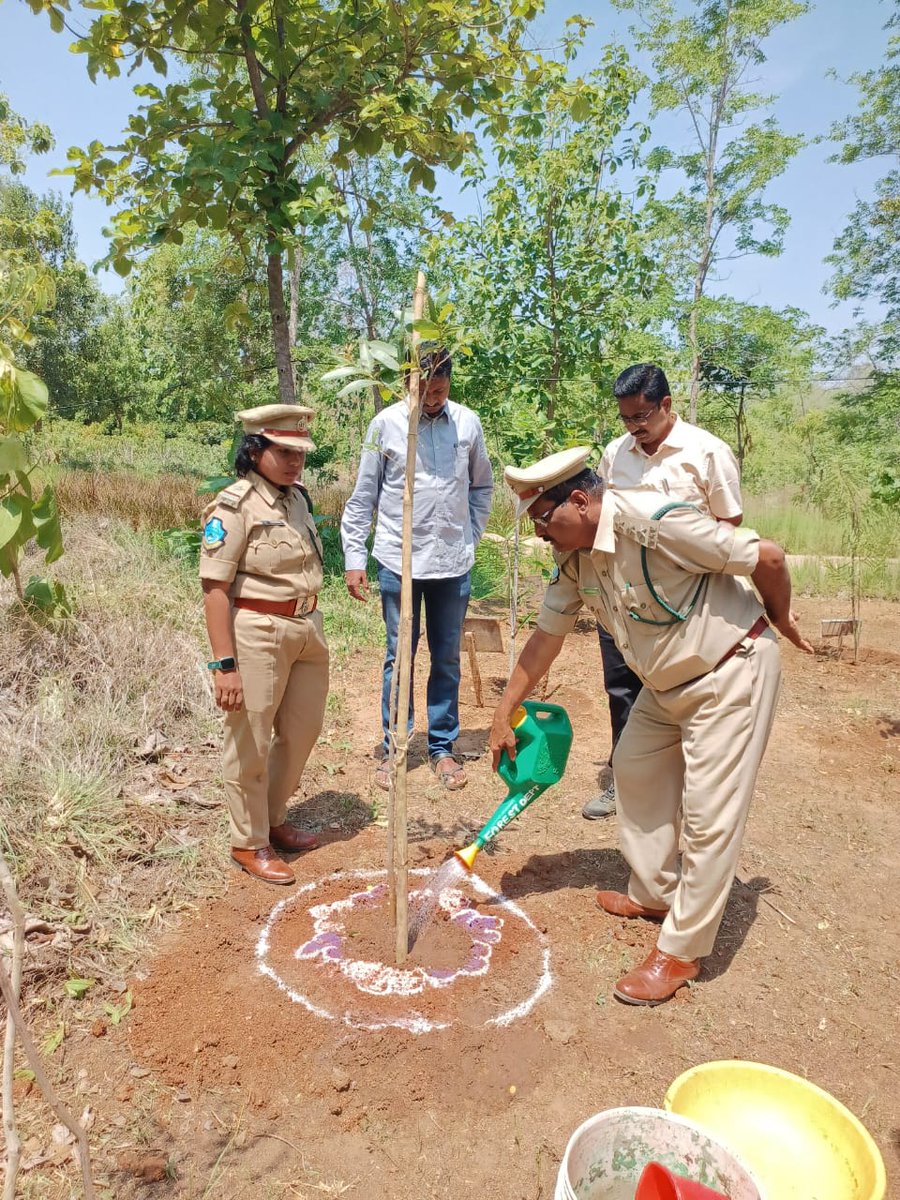 urbanparkadelly's tweet photo. World Environment day celebrated @urbanparknirmal with CCFBASARA sir, @DFONirmal FRO Nirmal. @SVSifs @vikas_meena_ifs @IKReddyAllola @TelanganaForest https://t.co/YP6jvttjS6