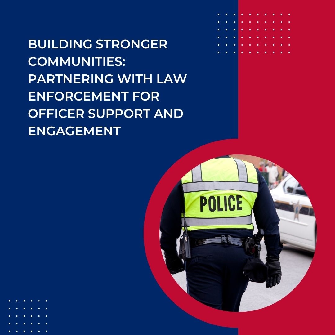 Building Stronger Communities: Partnering with Law Enforcement for Officer Support and Engagement

#togetherwecan #communityfirst #honoringfallenofficers #neverforget #rememberingthefallen #honoringthebrave #supportourpolicefamilies #nationalpoliceweek #policememorials