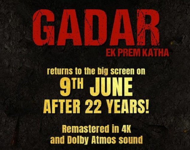 Gadar movie rereleasing on 9th June 2023.
#gadar #SunnyDeol #AmishaPatel #AmrishPuri #hindimovie #indianmovies #bollywood #bollywoodmovies #BollywoodNews