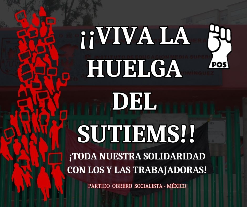 pos_mx's tweet photo. ¡Viva el #SUTIEMS!
¡Viva la lucha de lxs trabajadorxs! https://t.co/vTC9Y1iHZG