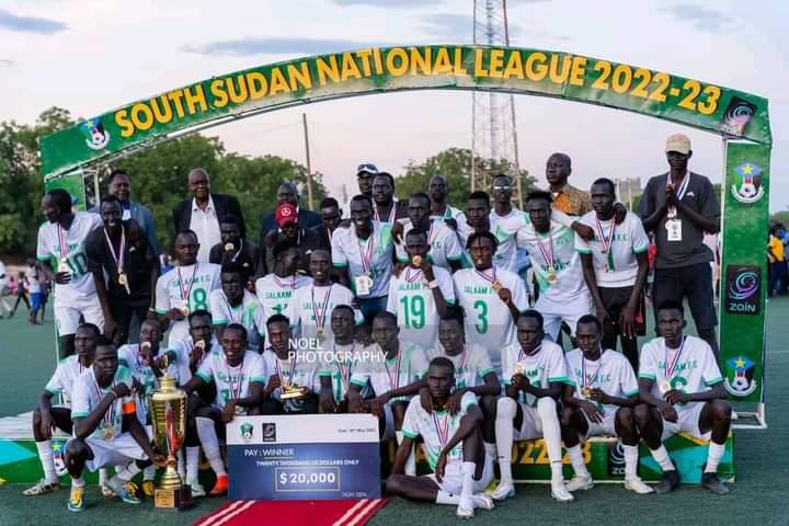 Salam FC - Bor have won the South Sudan National League for the first time.🇸🇸 

Congratulations 👏🏾 

#SouthSudan  #SouthSudanFootball