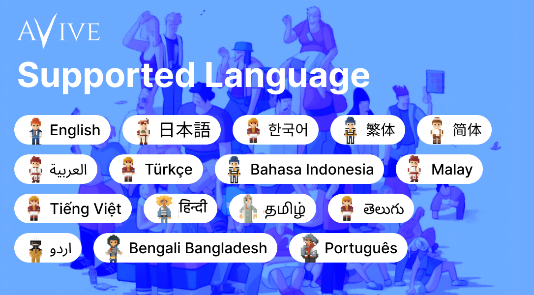 AviveAPP's tweet photo. ✅#AviveApp now support 16 languages!

🚀We are going global!
🚀Massive adoption of #crypto is coming!

#web3community #dApp #NFT #BTC https://t.co/m9Zv2VuvIP