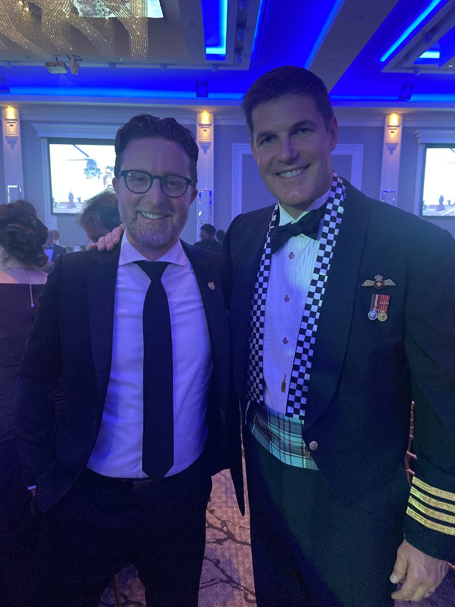 rcaf_foundation's tweet photo. It was great to celebrate the past and future of the @RCAF_ARC at the inaugural #RCAFBall. Thank you to our board members and other supporters for joining us at our table. It was wonderful to meet the guest speaker for the RCAF Ball, @Astro_Jeremy! https://t.co/oknN9TAjhN