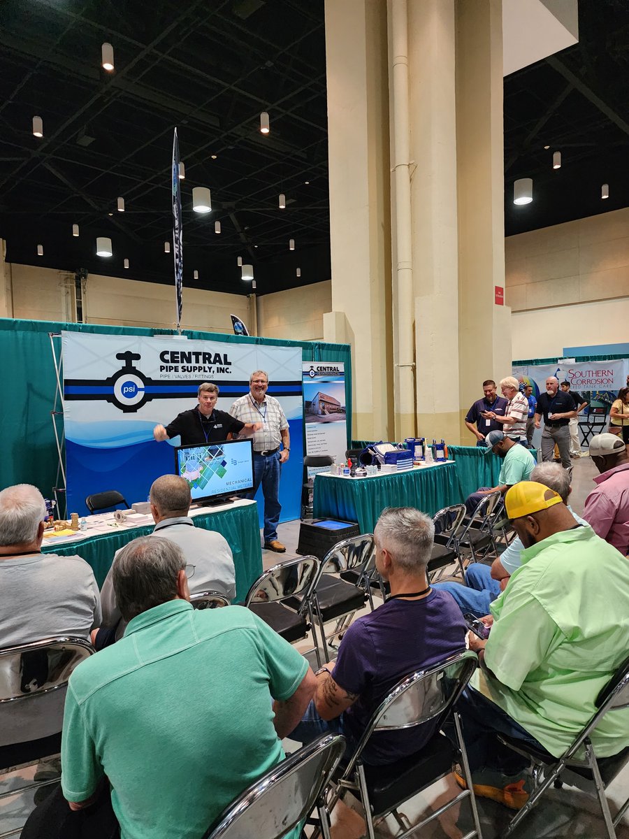 CentralPipe's tweet photo. What a great week in Biloxi, MS at the Mississippi Rural Water Association Annual Management &amp; Technical Conference &amp; Exhibition! We enjoyed meeting and speaking with everyone. https://t.co/KGX68ZPTsv
