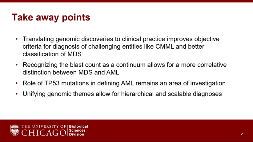 MDS Hub (@mds_hub) on Twitter photo CONGRESS | #ASCO23
Sandeep Gurbuxan <a href="/UChicagoPath/">University of Chicago Pathology</a> presented a helpful summary of updates to the classification of MDS (WHO-5 and ICC), using patient cases to illustrate why understanding the genetic profile is key.
#MDSsm #medicalcongress CONGRESS | #ASCO23
Sandeep Gurbuxan <a href="/UChicagoPath/">University of Chicago Pathology</a> presented a helpful summary of updates to the classification of MDS (WHO-5 and ICC), using patient cases to illustrate why understanding the genetic profile is key.
#MDSsm #medicalcongress