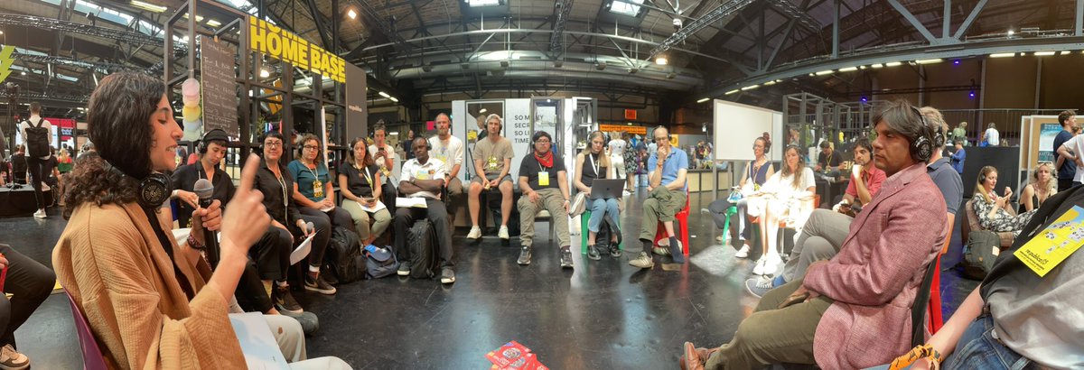 Happening now: "Maker Community Exchange" with Kirstin Wiedow, Gertrude Goh, Fadia Elgharib, Tom Hansing, Jessica Guy, Rahim Md Abdur, Antonio de Jesus Anaya Hernandez

🔗Read more about them here:
lnkd.in/dJ7RTm8G

#makeafricaeu #wearegig #republica23 #cash #10xgig