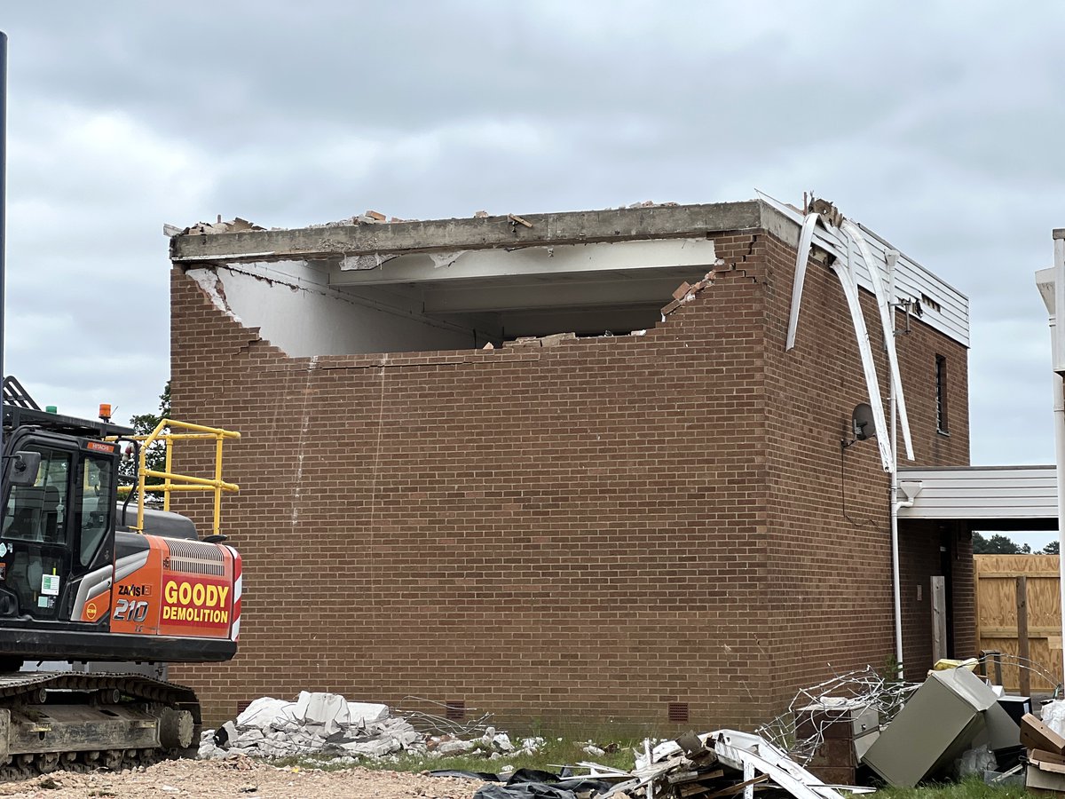 Today saw the beginning of the demolition of our Inspire Centre! This will make way for our new multi-storey car park, a key enabler for our new hospital. The Inspire Centre has played an important role in QEH life, but with a limited lifespan and RAAC structure, it's time to go.