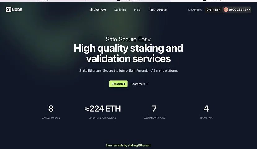01node's tweet photo. 01NODE ETHEREUM STAKING POOL ( Beta version) IS LIVE🤩

We are thrilled to announce the launch of our highly anticipated beta phase for an Ethereum staking pool powered by Decentralized Validation Technology (DVT).

#eth #cryptocurrency #blockchain #ssv #staking #stakingrewards https://t.co/ImnAeK3fnI