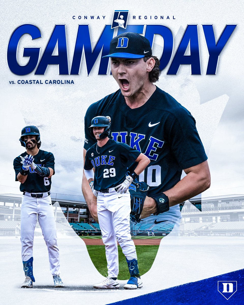 Winner Take All

🏆 Game 7
🆚 Coastal Carolina
⌚️ 6 PM
📍 Conway, S.C.
🏟 Spring Brooks Stadium
🎟 goduke.us/45CASVX
💻 ESPN+
📻 99.3 FM / 96.5 FM
🎧 Varsity Network App

#BlueCollar | #GoDuke