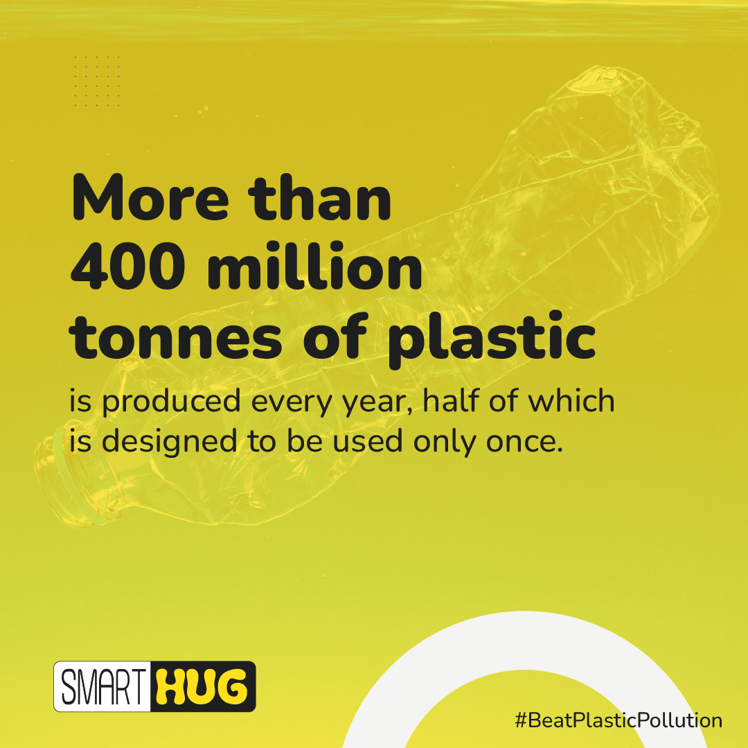 smarthugs's tweet photo. Plastic is choking our planet and this World Environment Day individuals, organizations &amp; governments are taking a pledge to stop that. How do you think you can help?

#BeatPlasticPollution #WorldEnvironmentDay #WorldEnvironmentDay2023 #environment #sustainability #smarthug https://t.co/GVDU0ZBA3A