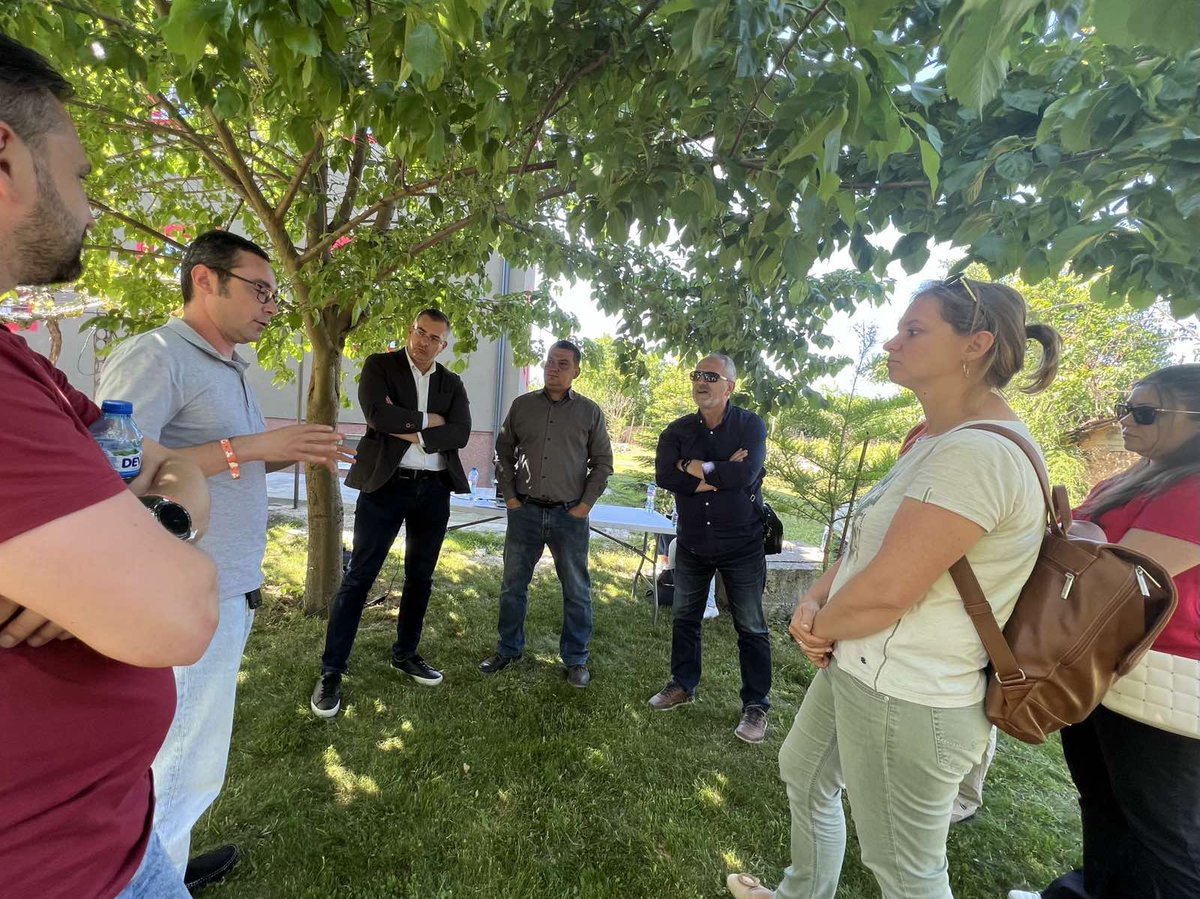 ExciteH2020's tweet photo. We also visited the fire station in Shabla, which was completely renovated a few days ago !🤩Good thermal insulation + 30kW photovoltaic installation and an energy monitoring system.👌 https://t.co/2JJO55eiL0