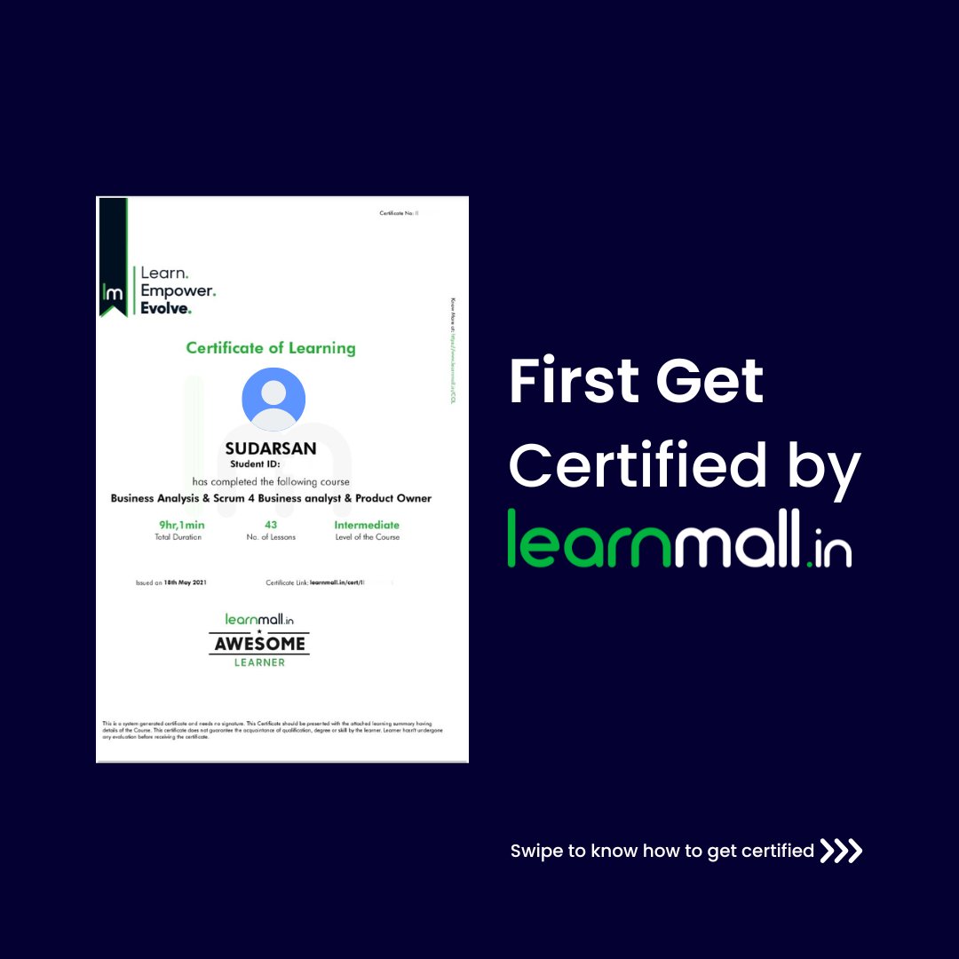 learnmall's tweet image. 1000's of latest in demand technology courses in 6+ languages > Get certified on course completion > Apply to too jobs by India's best employers.
#onlinelearning #javaprogramming #learnjavaonline #pythononlinetraining #reactonlinetraining #nodecourse #fullstackourses