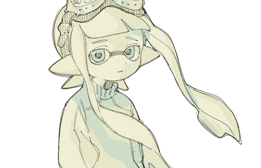 インクリング ,イカガール(スプラトゥーン) 「」|かぁちゃんのイラスト