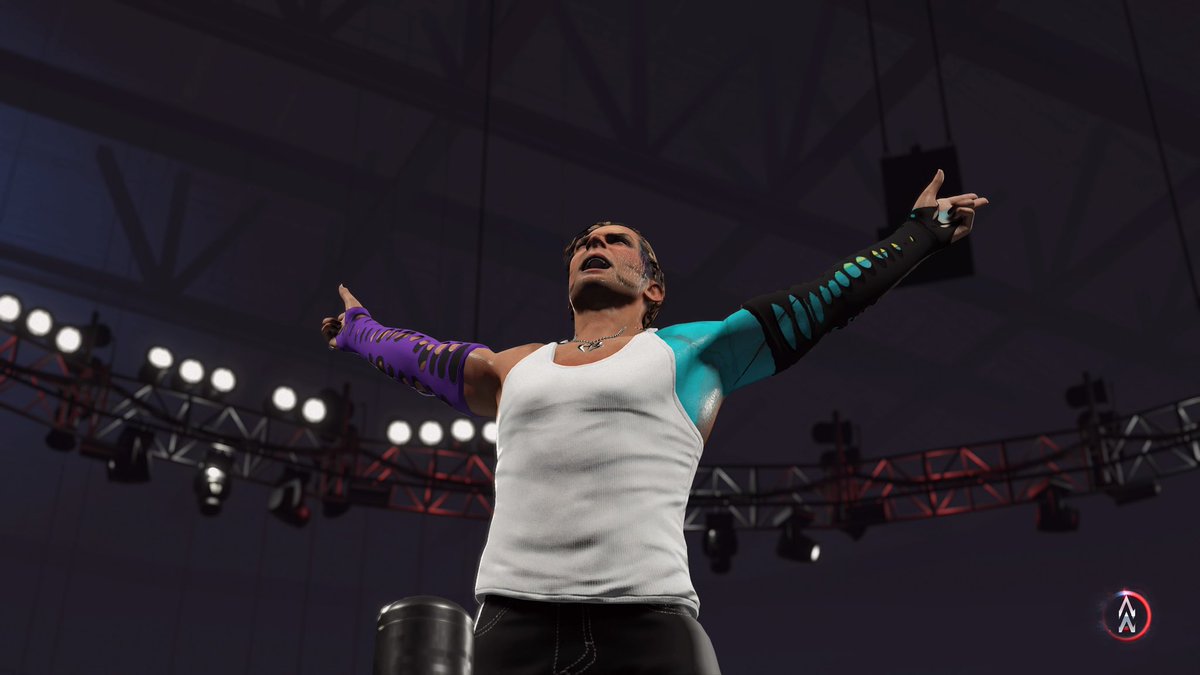 RT @wwe__xx: Cant remember who made this Jeff Hardy but its 1 of my favorite CAWs. #WWE2K23 https://t.co/DLPYJed4OK