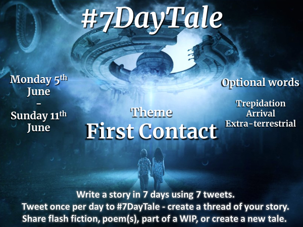 jimmyITG's tweet image. 18:56:42

-SIGHTING-

"Hey. Hey! Damnit. CHARLES!"

"What?"

"Are you seeing this too?"

"Where?"

"Right there. Dz-14:Qf-59."

"Hang on... Okay. What's-"

"THERE! Did you see it? Is mine just glitching?"

"If it's a glitch, it's the scope itself. Something moved."

#7DayTale 1/7