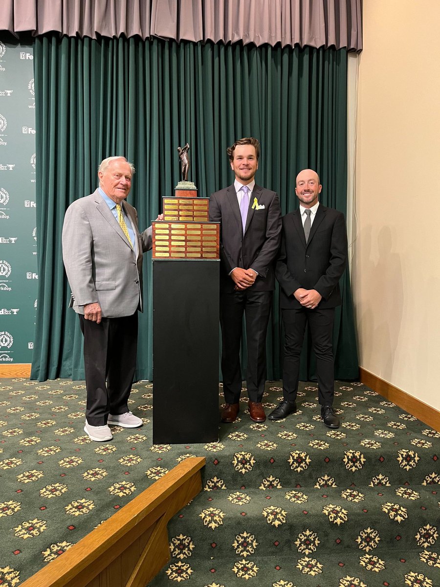 GAM (@officialgam) on Twitter photo Congratulations to Grand Valley State men's golfer Charles DeLong who was named the 2023 Division II Jack Nicklaus Award winner and received the award at the Memorial Invitational from Mr. Nicklaus over the weekend!
What an incredible accomplishment <a href="/Charlie_delong_/">Charlie Delong</a> Congratulations to Grand Valley State men's golfer Charles DeLong who was named the 2023 Division II Jack Nicklaus Award winner and received the award at the Memorial Invitational from Mr. Nicklaus over the weekend!
What an incredible accomplishment <a href="/Charlie_delong_/">Charlie Delong</a>