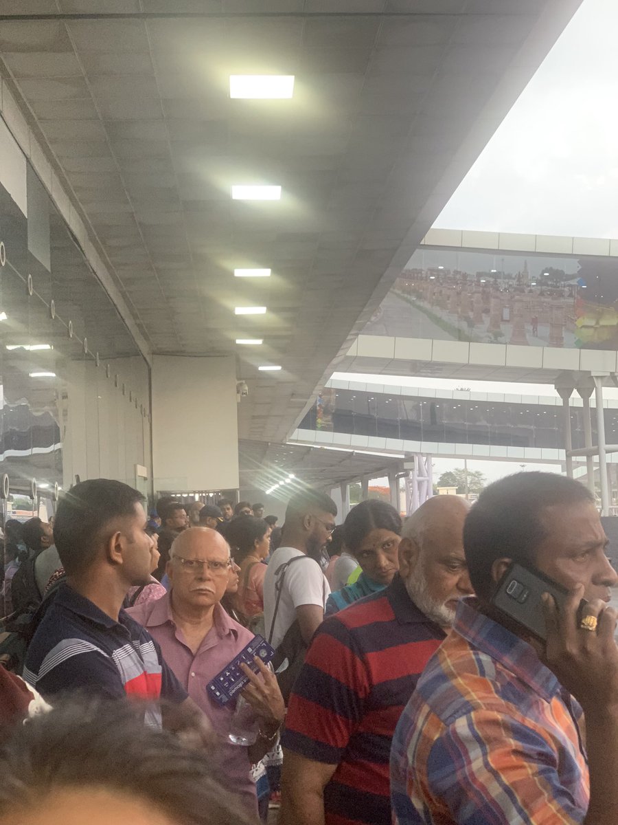 Nitin_Fibonacci's tweet photo. Why do you queue up people like sheep when your buses are not ready or your flight is not ready!! @IndiGo6E . Airlines who don’t care about their passengers have never survived… save this tweet for future!. This is at Indore Airport 6E6916 #airlines #customerservice #indigo https://t.co/n7baXTzhbE