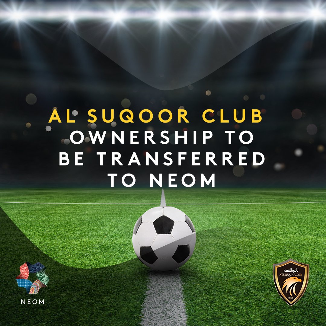 The transfer of ownership of Al Suqoor Club underscores #NEOM’s commitment to supporting local Saudi talent as it becomes a global sports hub. We look forward to many shared victories in the future.

 @GSAKSA @Suqoor_Club
