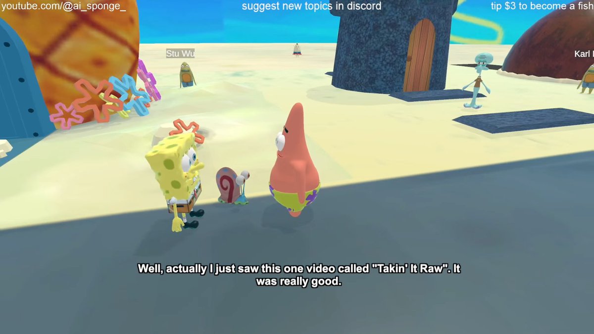 Cappeghami's tweet photo. #SpongebobAI  #AI https://t.co/pHIExXB9vm