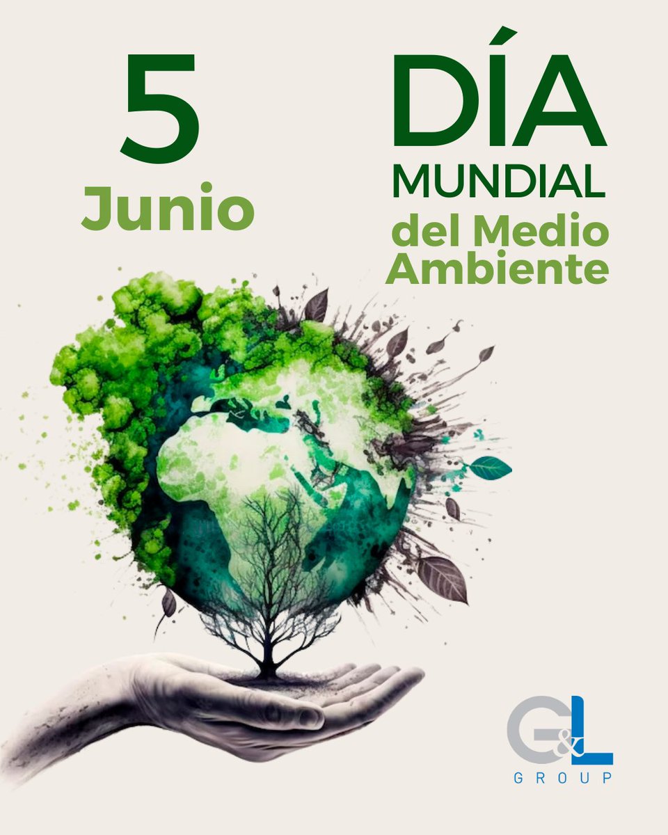 Cada 5 de Junio se conmemora el Dia Mundial del Medio Ambiente.🌳🌍
Desde G&amp;L Group acompañamos la iniciativa de concientizar sobre el impacto que generan nuestros hábitos de consumo en el planeta y la importancia de respetar y cuidar el medio ambiente.🧡

#gyl #medioambiente