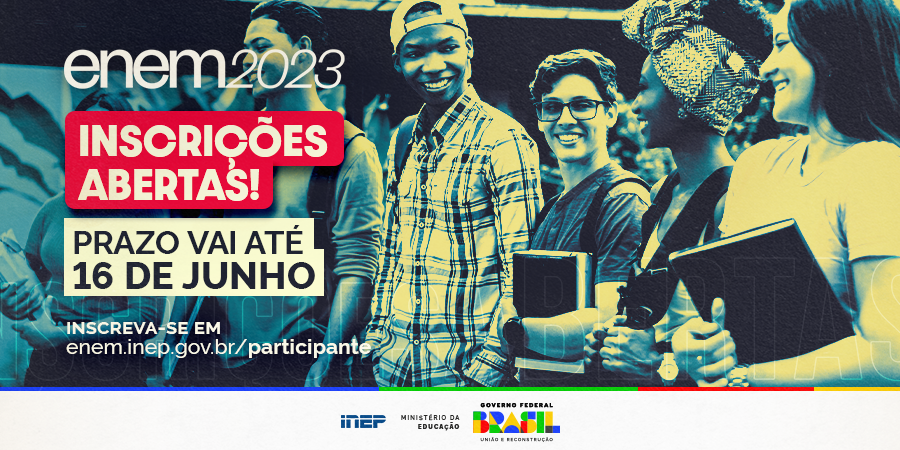 inep_oficial's tweet image. 🤓 Interessados em participar do Enem 2023 já podem acessar a Página do Participante para se inscrever. O prazo pra realizar o procedimento vai até 16 de junho. O período é o mesmo para as solicitações de atendimento especializado e de tratamento pelo nome social. +