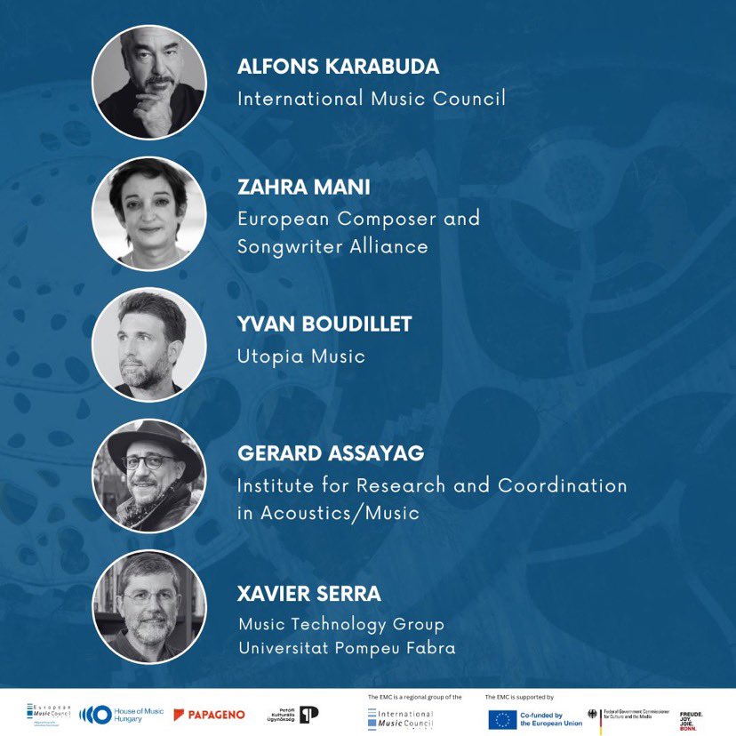 Yvan Boudillet (@navy) on Twitter photo Looking forward to the 11th European Forum on Music: Sustain Music, in Budapest by <a href="/EMC_IMC/">European Music Council</a>. We will tackle with <a href="/Content_is_King/">Alfons Karabuda</a>, Zahra Mani <a href="/Creators_ECSA/">ECSA</a>, Gerard Assayag <a href="/Ircam/">IRCAM</a> and Xavier Serra <a href="/UPFBarcelona/">UPF Barcelona</a> the relations between music & tech
#EFM23 #music #europe #musictech Looking forward to the 11th European Forum on Music: Sustain Music, in Budapest by <a href="/EMC_IMC/">European Music Council</a>. We will tackle with <a href="/Content_is_King/">Alfons Karabuda</a>, Zahra Mani <a href="/Creators_ECSA/">ECSA</a>, Gerard Assayag <a href="/Ircam/">IRCAM</a> and Xavier Serra <a href="/UPFBarcelona/">UPF Barcelona</a> the relations between music & tech
#EFM23 #music #europe #musictech