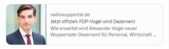 Finde, hier hätte @RadioWuppertal mutiger sein können und noch "Irgend so ein..." vor die Headline setzen können... ;-)