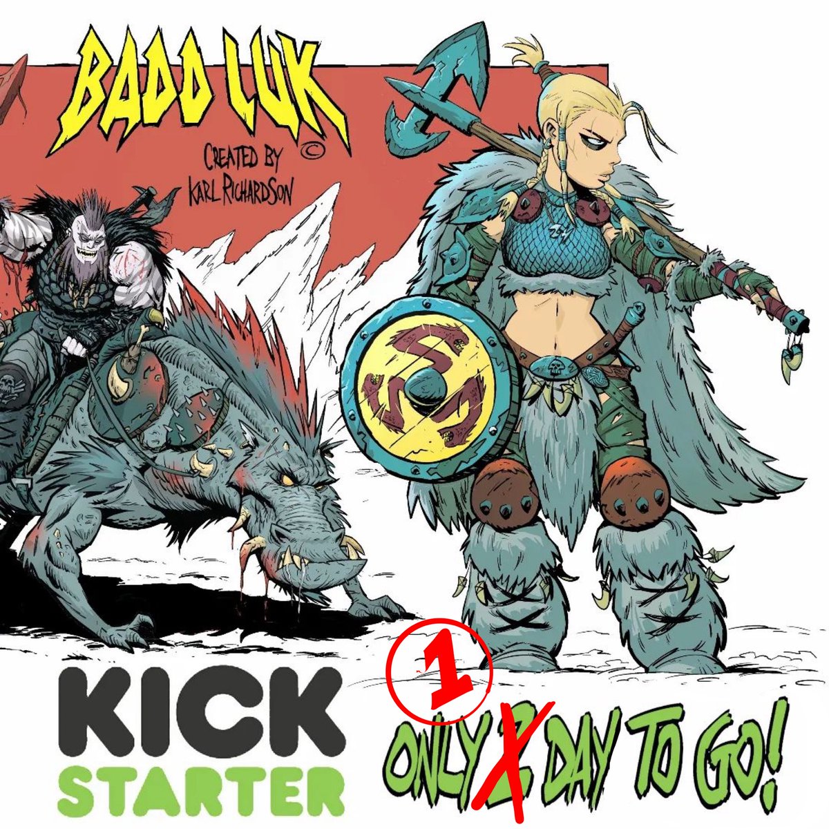 Only one day to go. Fully Funded. Last chance!
kickstarter.com/projects/karlr…