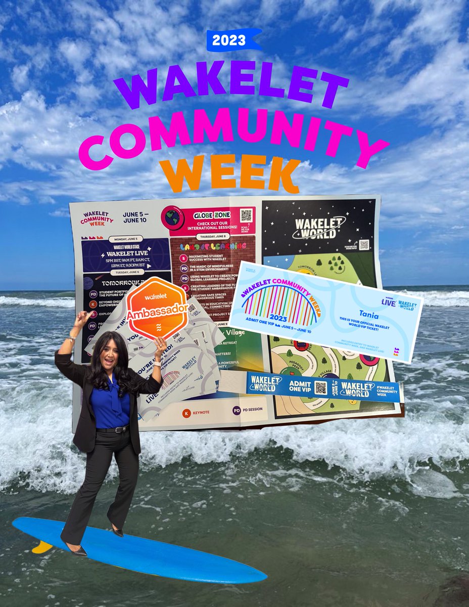 Are YOU Riding” the #wakeletwave #WakeletCommunityWeek @wakelet❓
@TxTechChick @Amy_Wakelet @jamesvarlack @misty2shea @mrsjones72812 #AdobeEduCreative 🌊🌊🌊🌊 #wakeletAmbassador