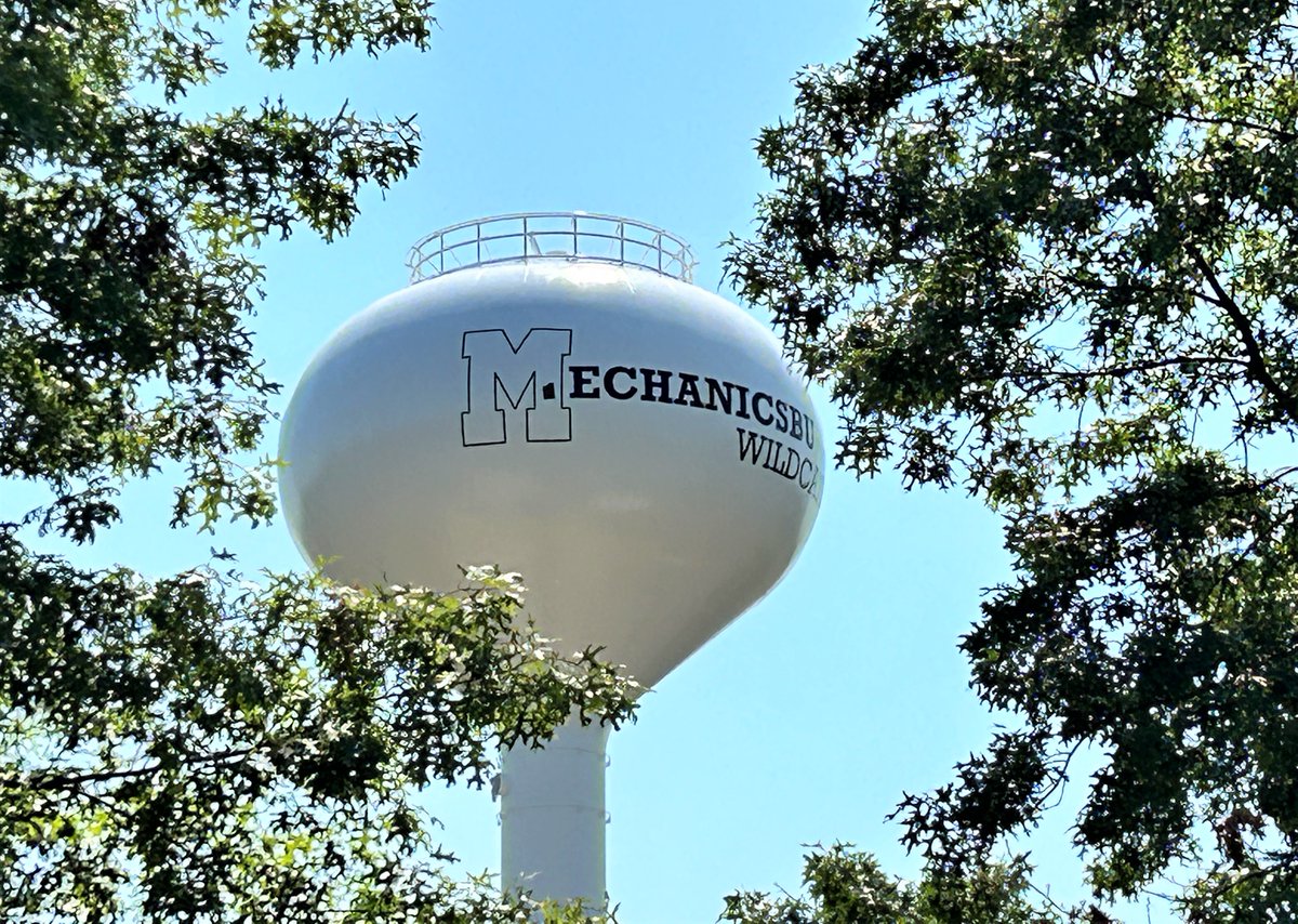 WildcatFndt's tweet photo. The new Market Street water tower has a #MASDproud feel to it now. https://t.co/3kPafzCsrS