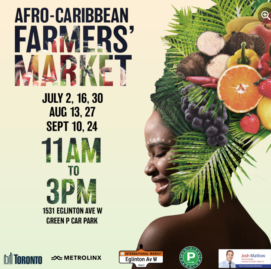 Little Jamaica will be the host site of 7 Sunday markets in July, August and September 2023. 
Shop local!
#LittleJamaica #AfroCaribbean #Toronto #EglintonWest #Caribbean #Metrolinx