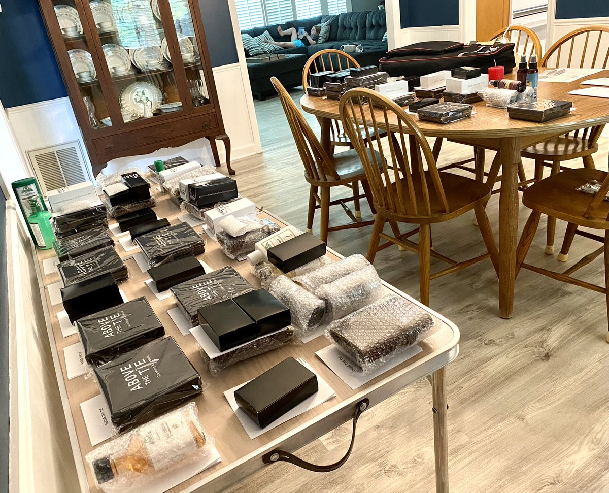 Working hard to get your orders out the door. Everything is flying off the shelves!

abovethetie.com