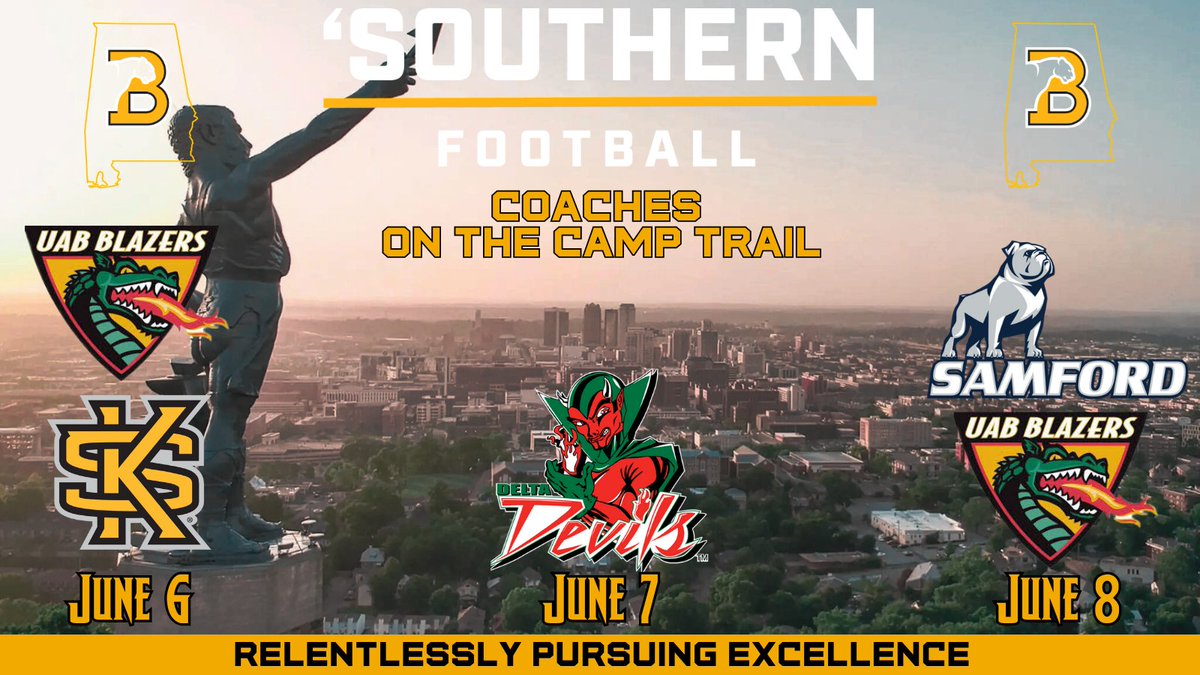 Summer means Camps and the Panther Coaches will be present at a few across the Southeast this week. Hope to see you there! #YeahPanthers | #Excellence