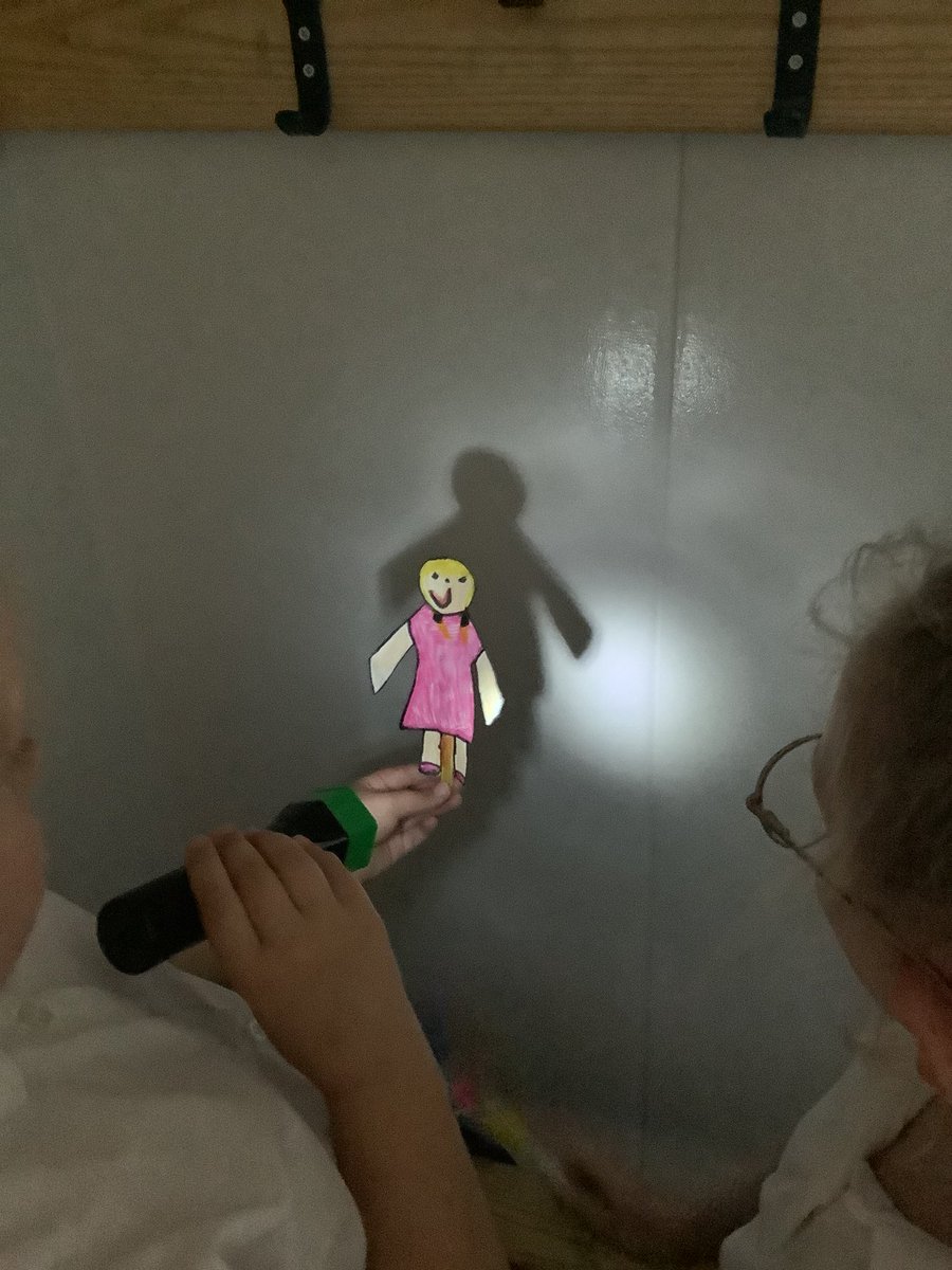 Today in Science, we have been using the puppets we made before half term to test how light sources create shadows. We found that the closer the light source, the bigger the shadow <a href="/PrimaryElaine/">Elaine Primary</a>