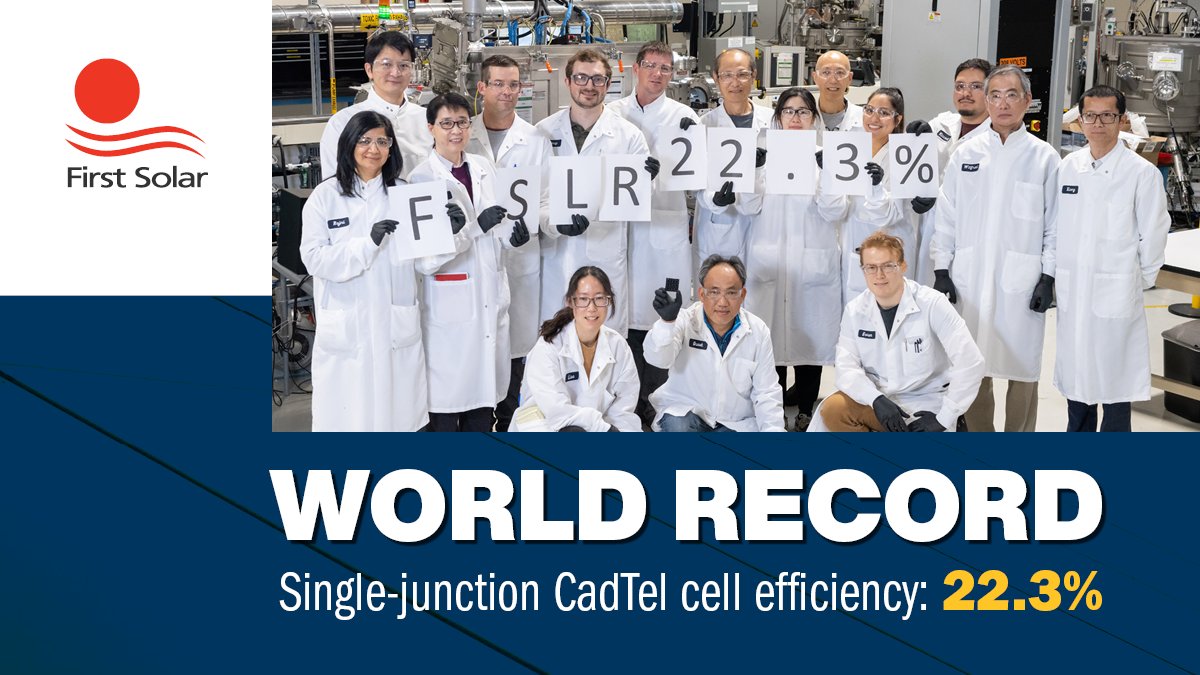 First Solar tweet media